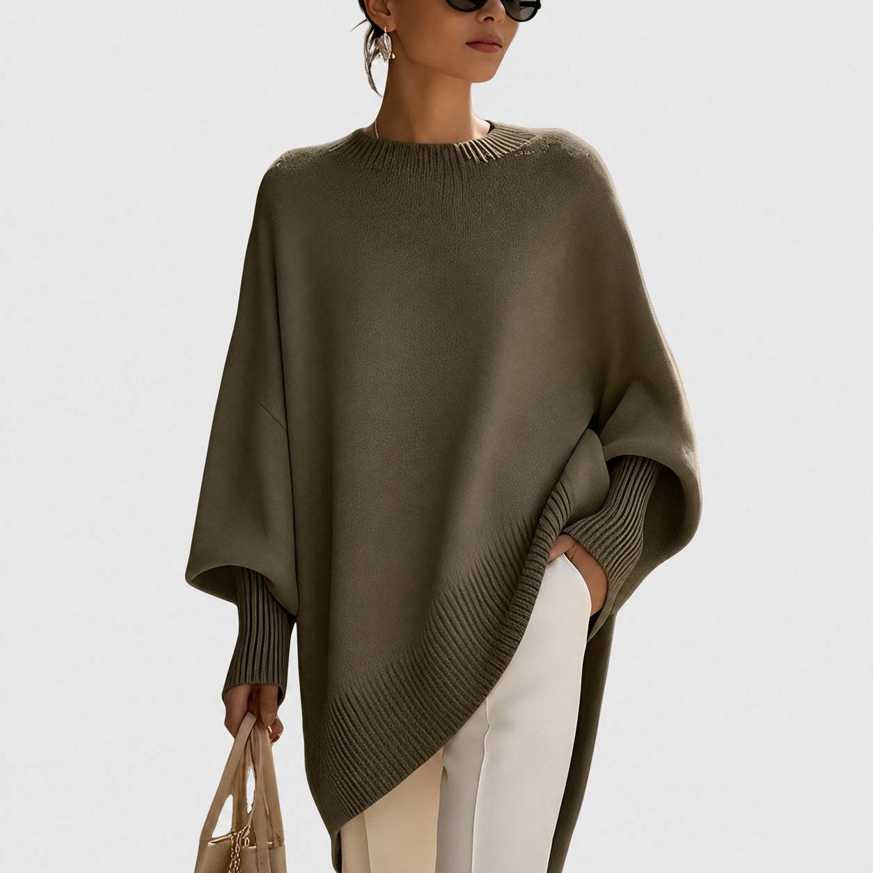 Pamella - Damenpullover im modernen Oversize-Look