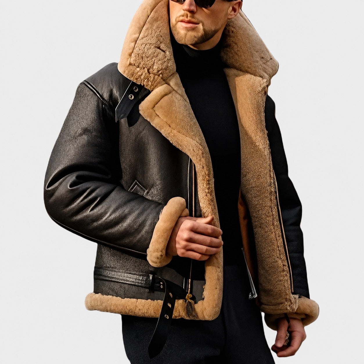Jeffrey - Modische Herrenjacke mit warmem Innenfutter