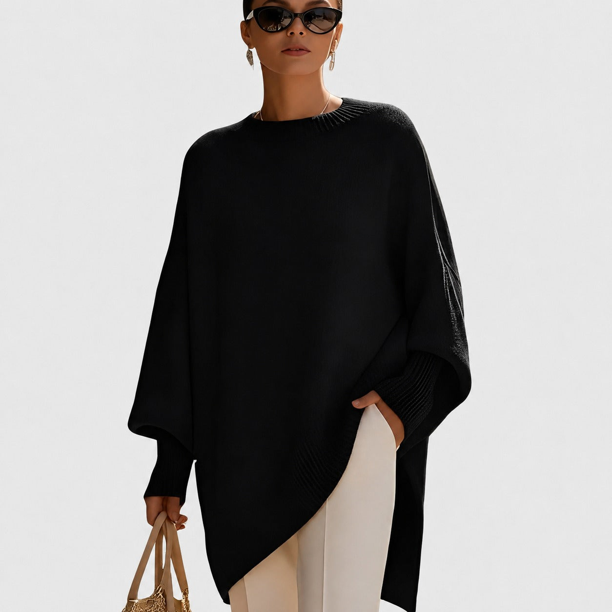 Pamella - Damenpullover im modernen Oversize-Look