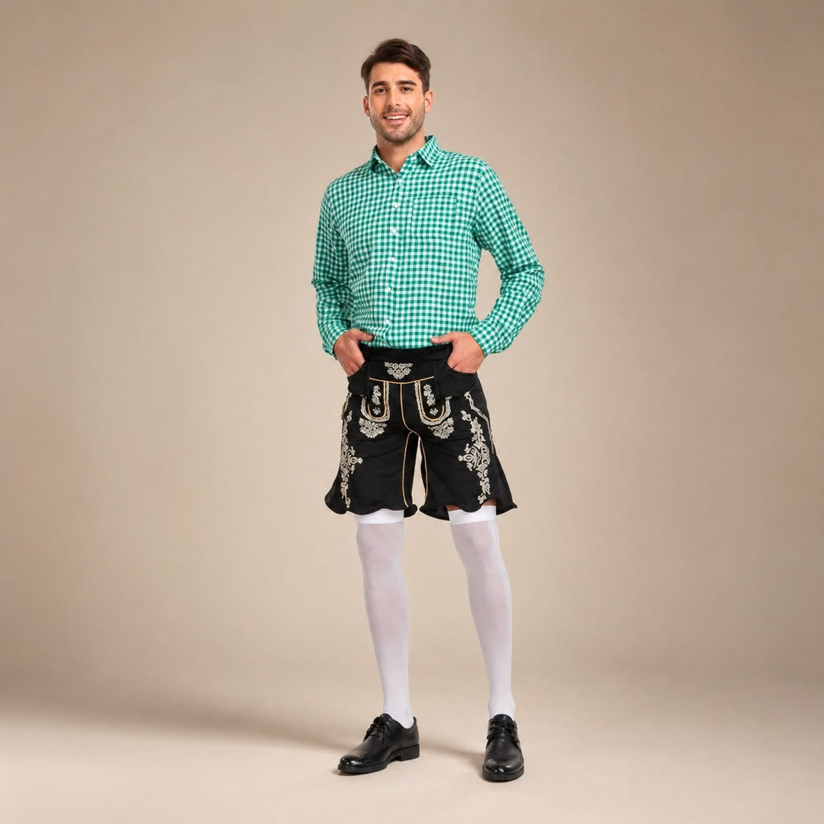 Alexis - Elegantes Hemd mit Karomuster fürs Oktoberfest