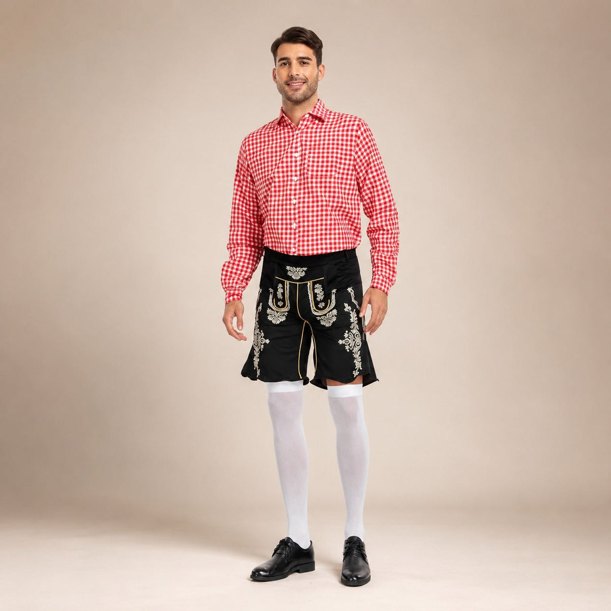 Alexis - Elegantes Hemd mit Karomuster fürs Oktoberfest