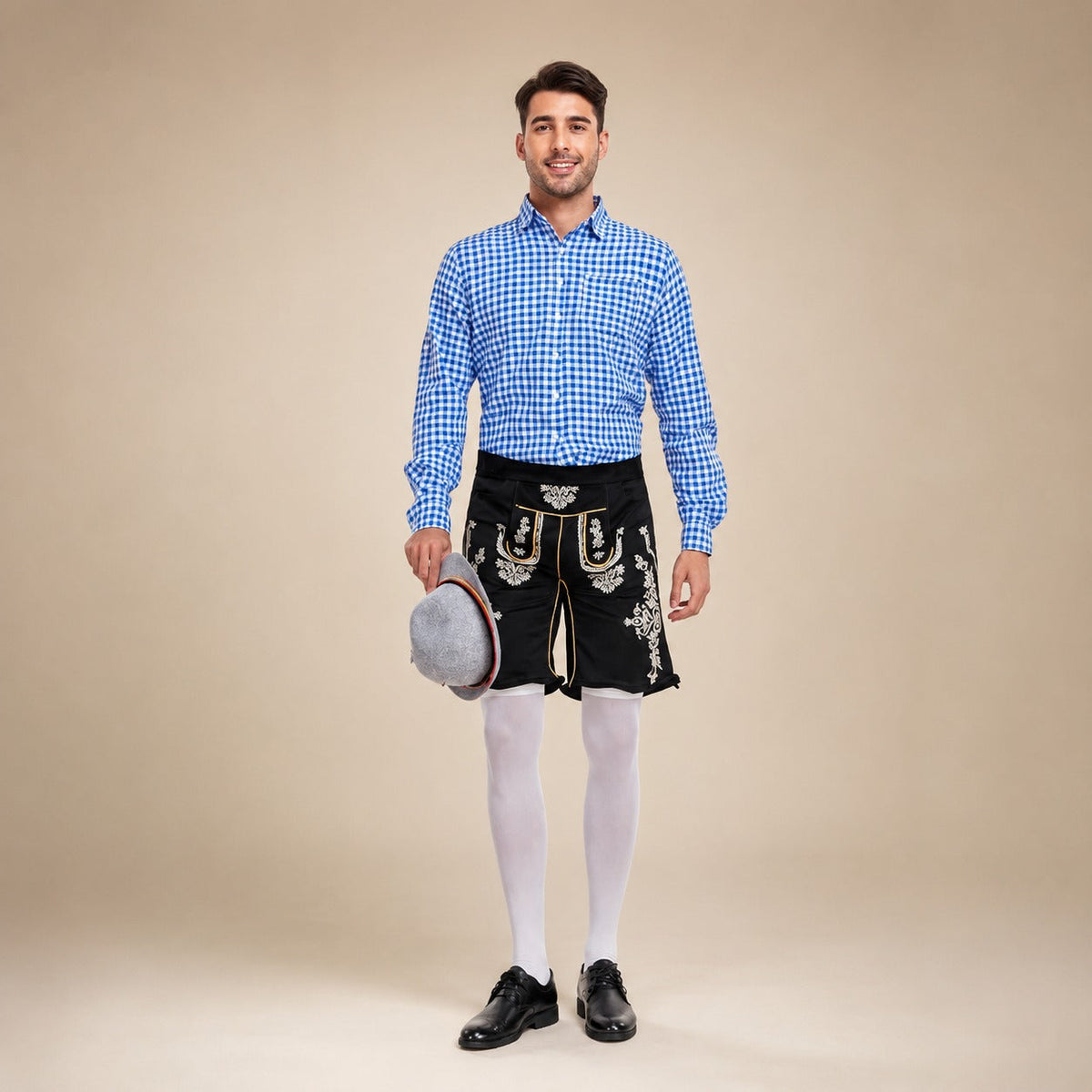 Alexis - Elegantes Hemd mit Karomuster fürs Oktoberfest