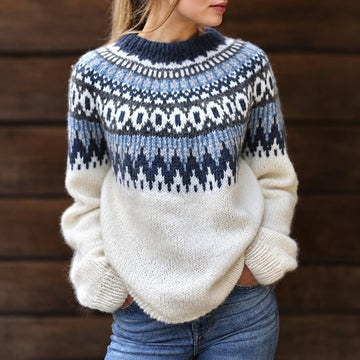 Estelle - Gemütlicher Pullover im skandinavischen Stil