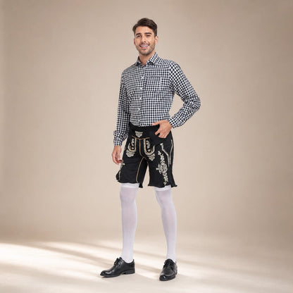 Alexis - Elegantes Hemd mit Karomuster fürs Oktoberfest
