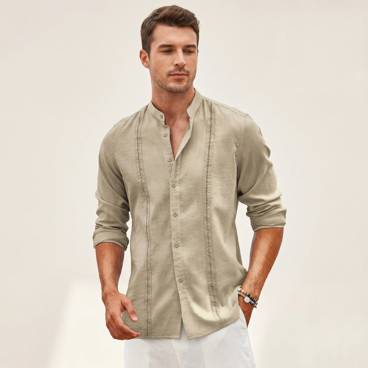 Olivier - Elegantes Besticktes Hemd