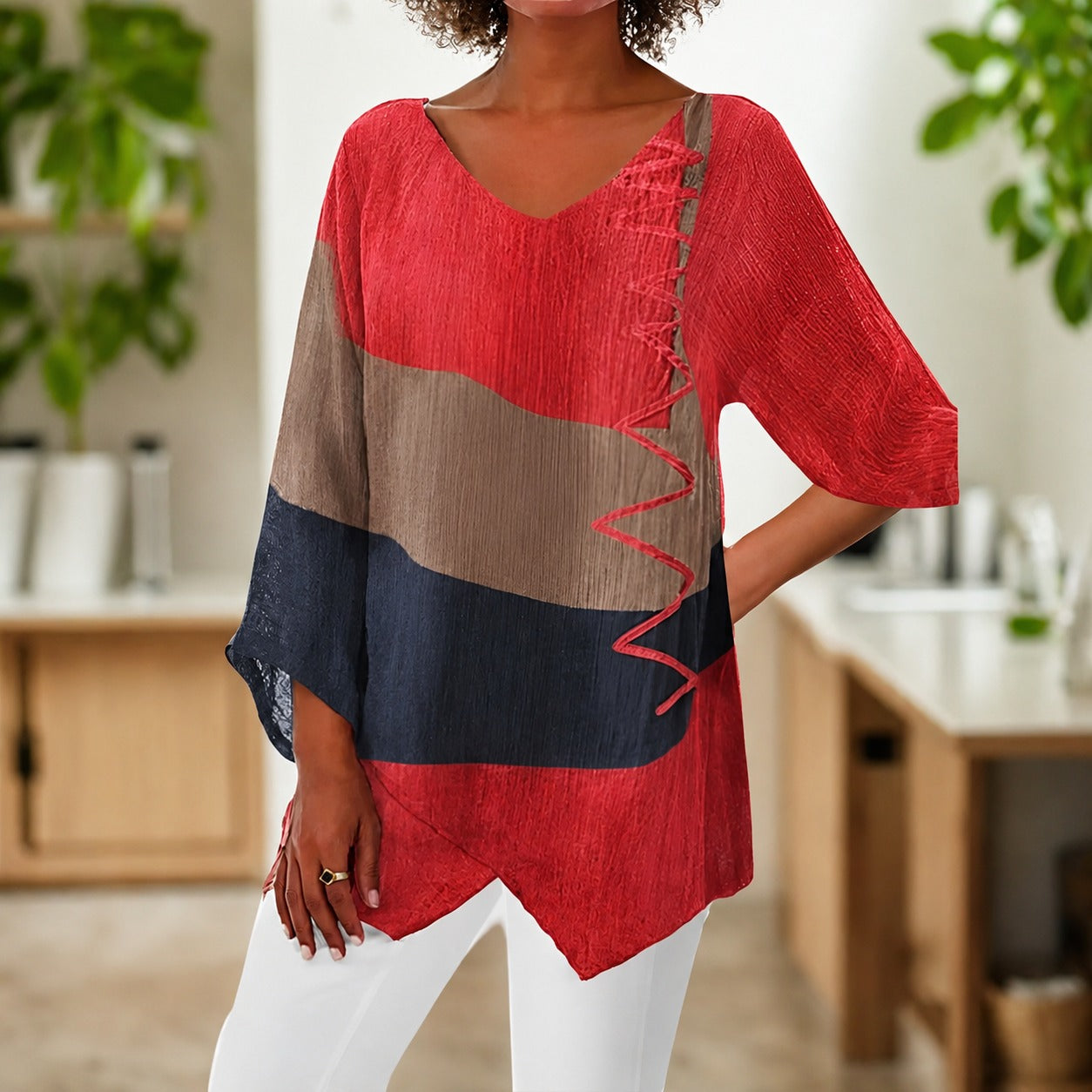 Eli - Leichte Bluse mit schmeichelhaftem Schnitt an der Taille