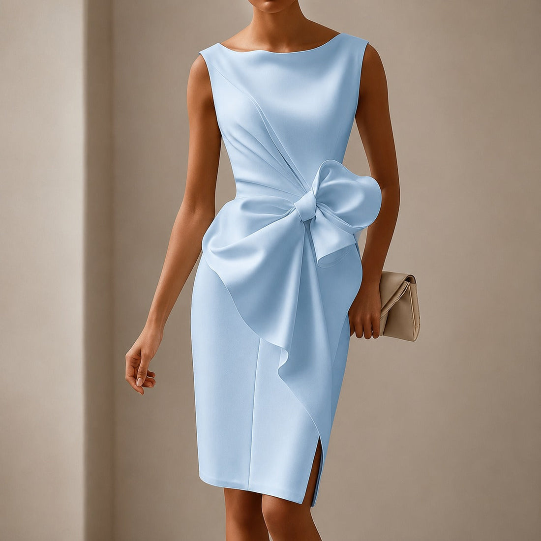 Esmee - Elegantes kurzes Kleid mit Schleifendetail