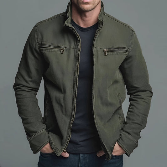 Jaden - Weit geschnittene Jacke mit Zipper