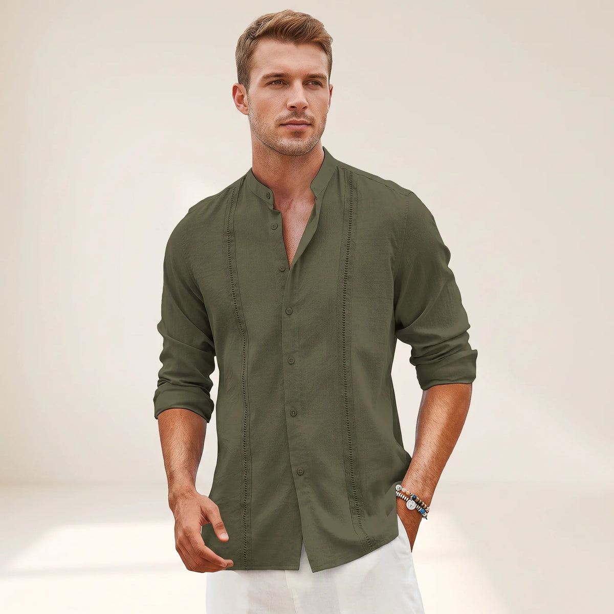 Olivier - Elegantes Besticktes Hemd
