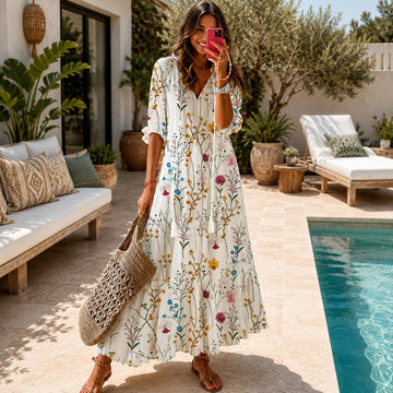 Lindsay - Luftiges Boho-Kleid mit Akzenten