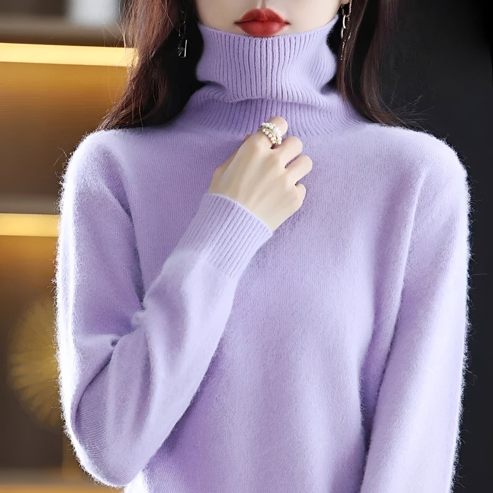 Letizia - Stilvoller Rollkragenpullover