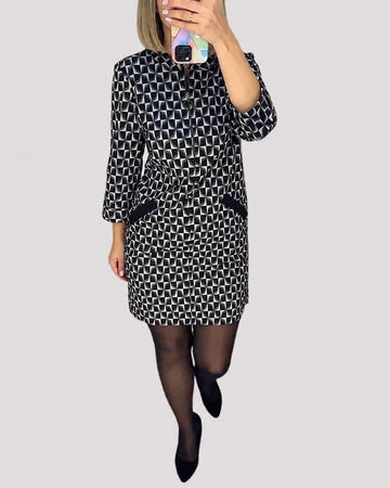 Michelle - Elegantes Kleid mit langen Ärmeln