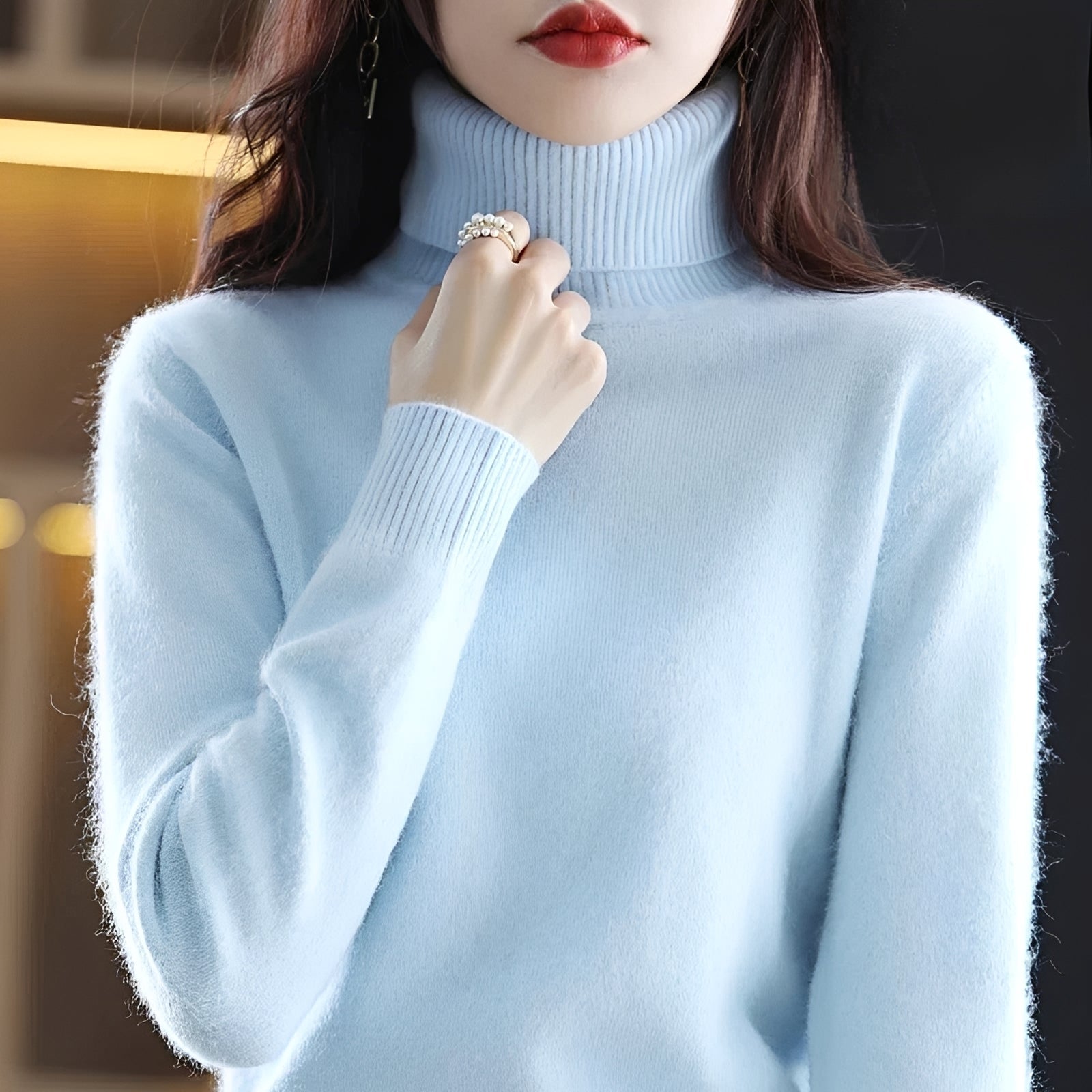 Letizia - Stilvoller Rollkragenpullover