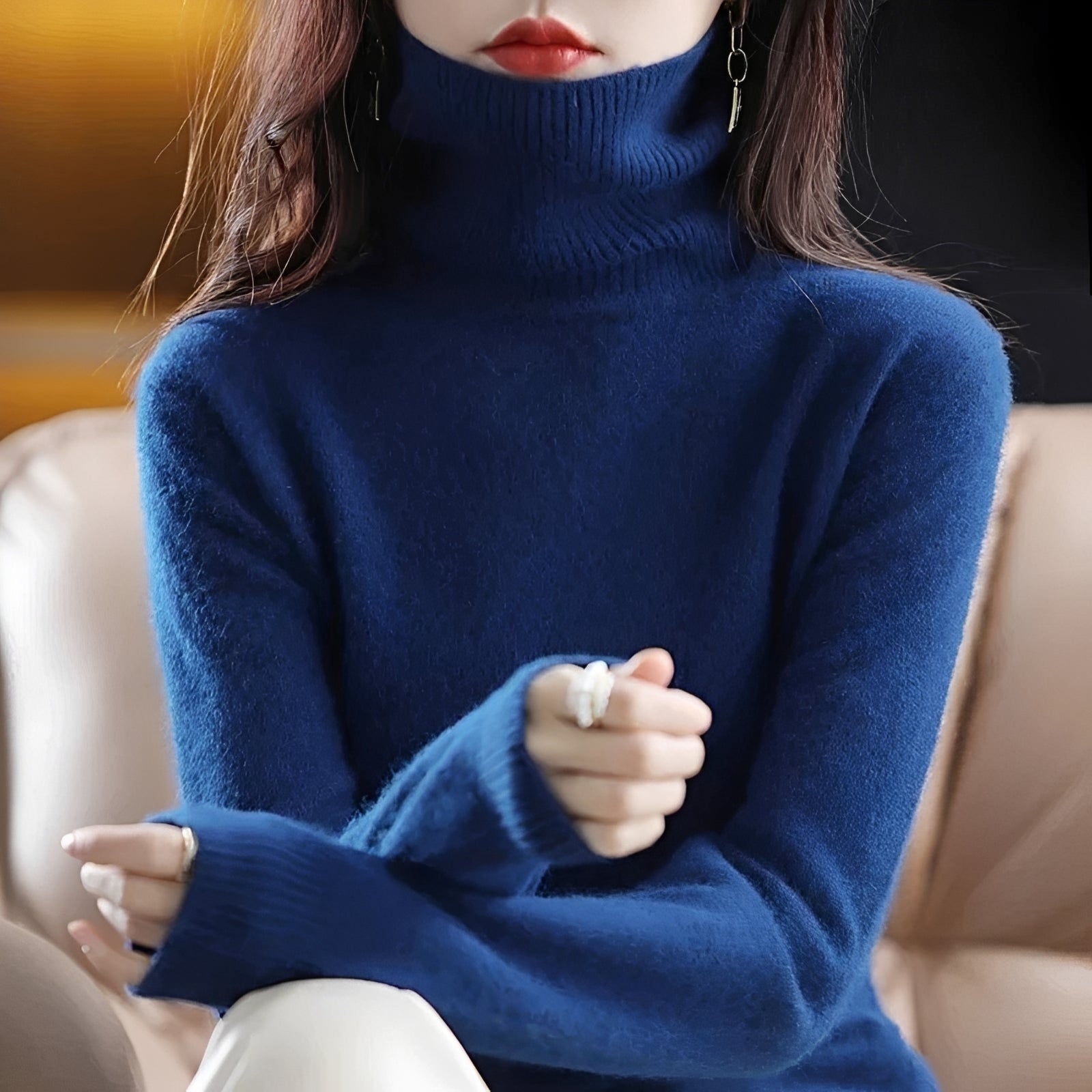 Letizia - Stilvoller Rollkragenpullover