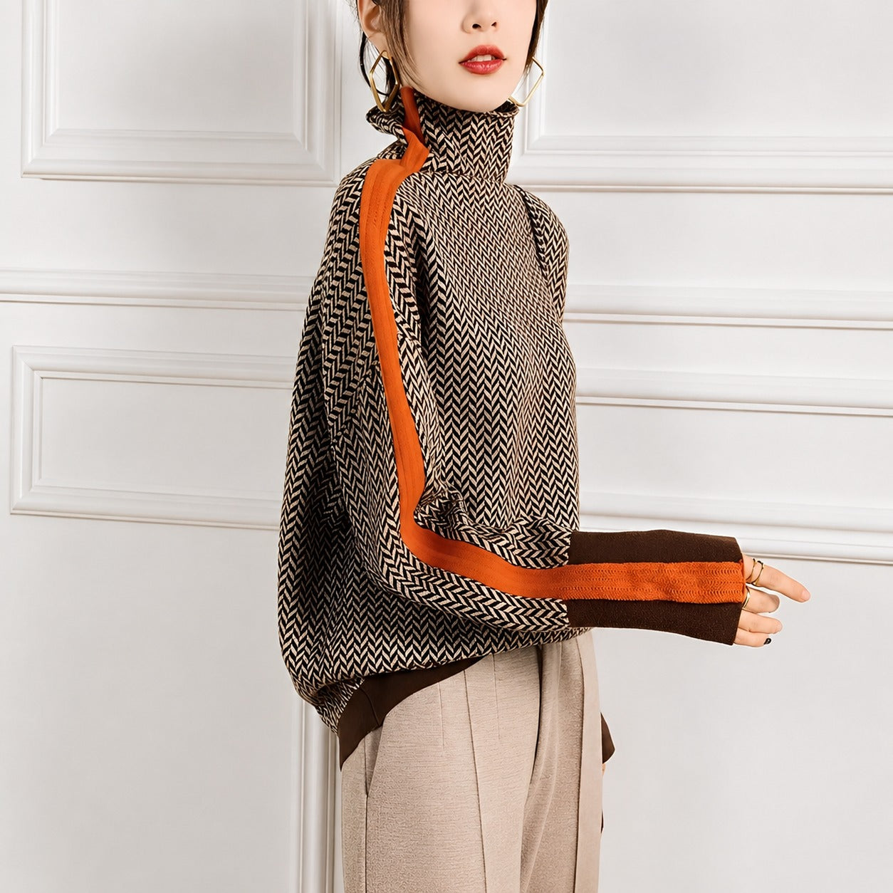 Anita - Schicker Damen-Rollkragenpullover