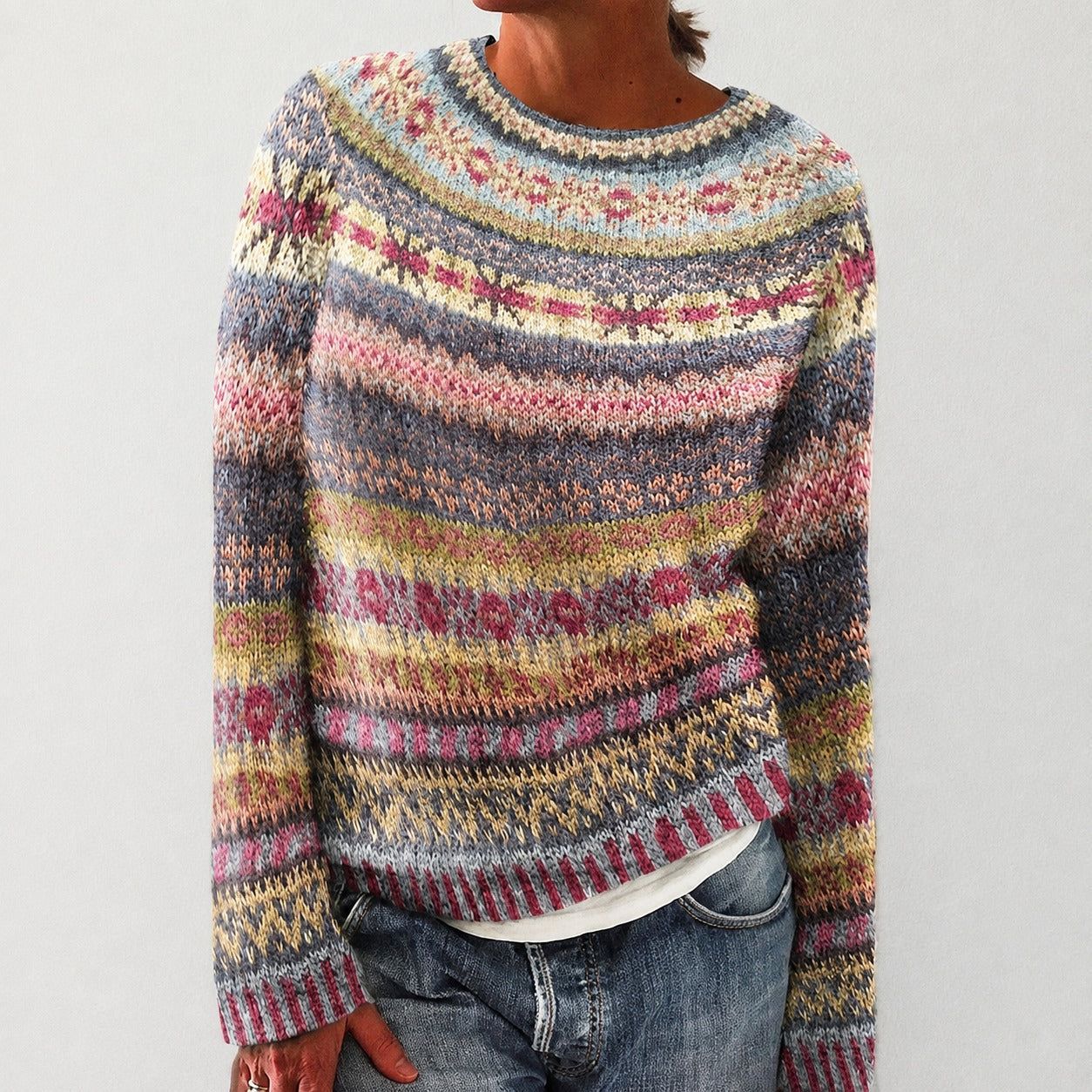 Olivia - Stilvoller Pullover mit Design