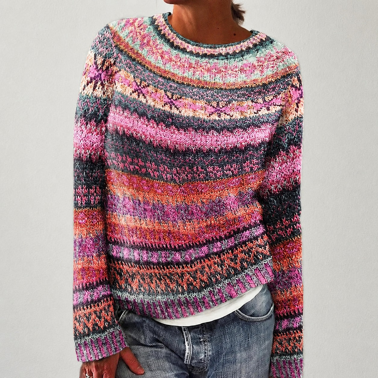 Olivia - Stilvoller Pullover mit Design