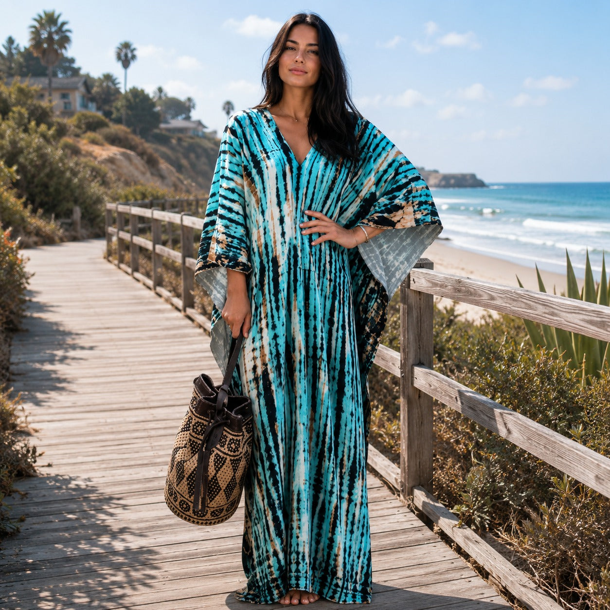 Emmy - Elegantes Boho-Maxikleid