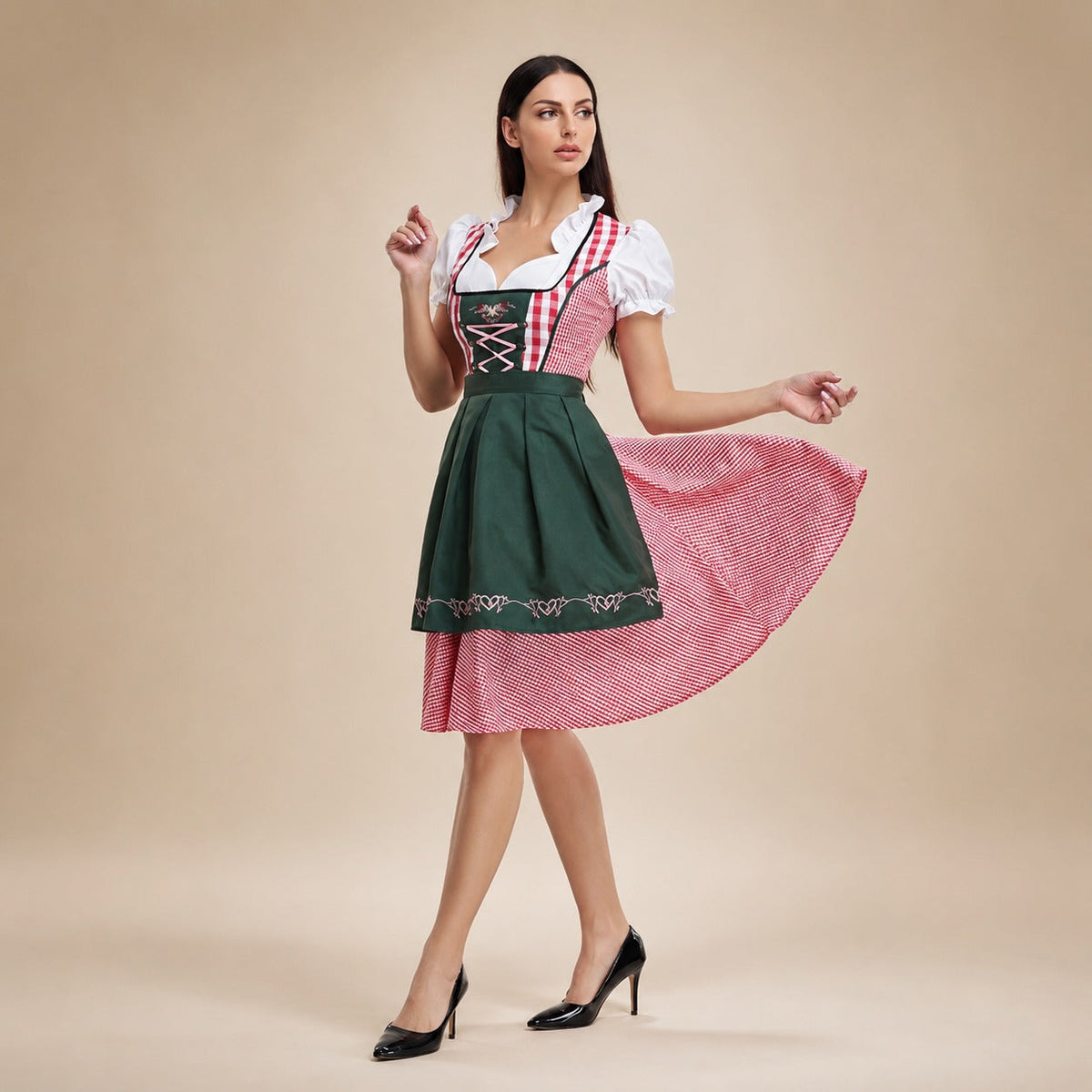 Amanda - Klassisches Dirndl für das Oktoberfest (Futter nicht enthalten)