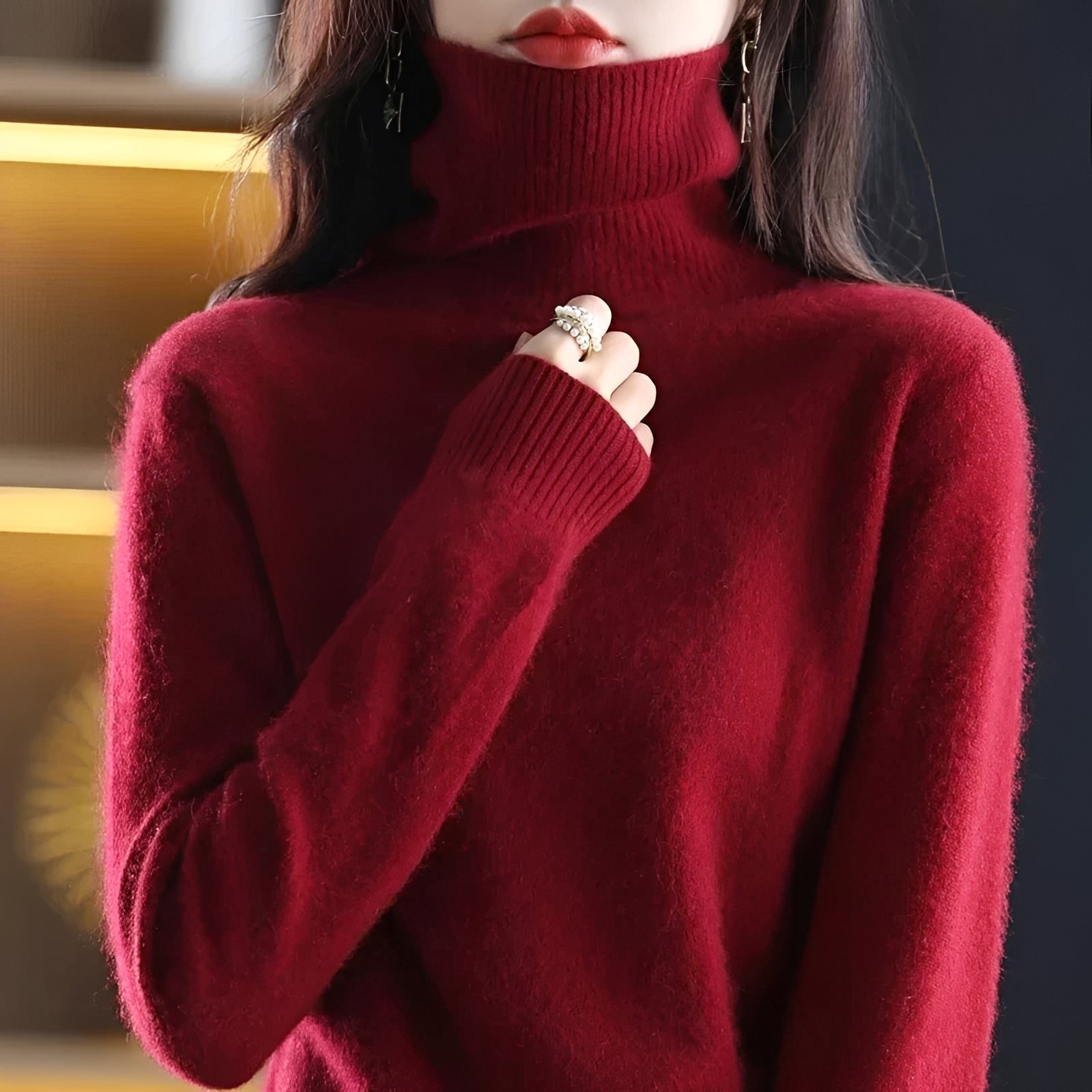 Letizia - Stilvoller Rollkragenpullover