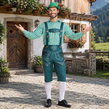 Ronald - Retro-inspirierte Oktoberfest-Shorts