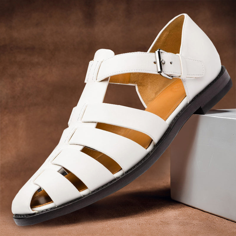 Hedley - Herren Klassische Ledersandalen