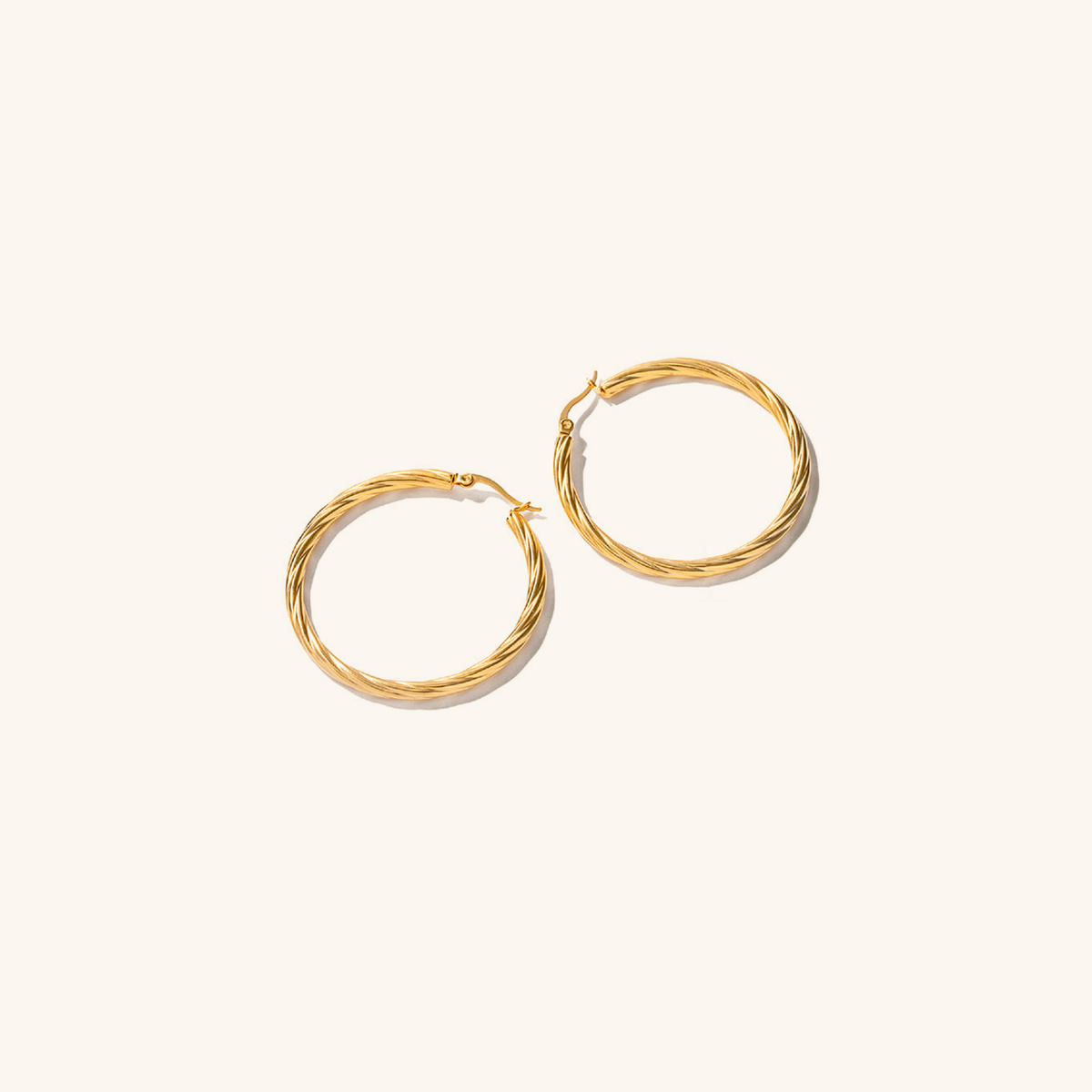 Zephy - Ohrringe aus gedrehten Ringen