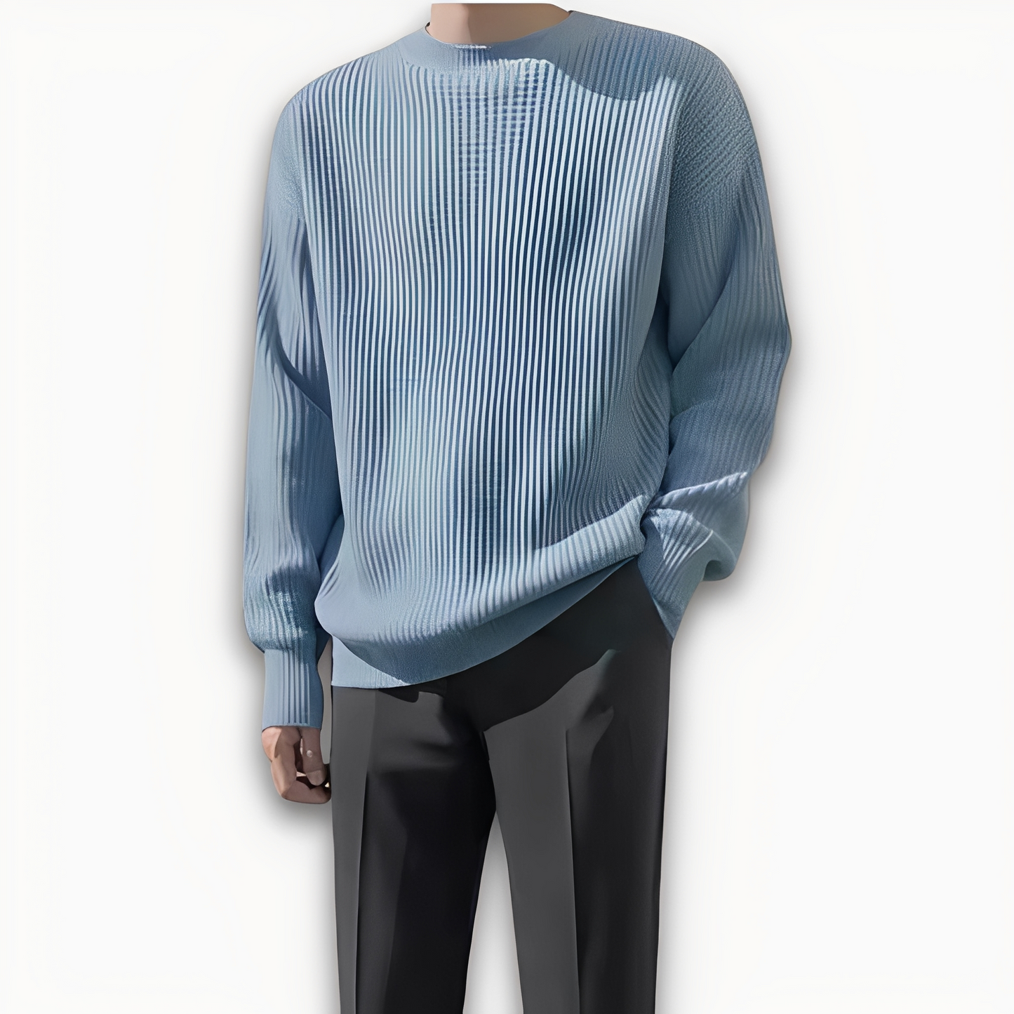 Abdias - Herren Oversize-Strickpullover