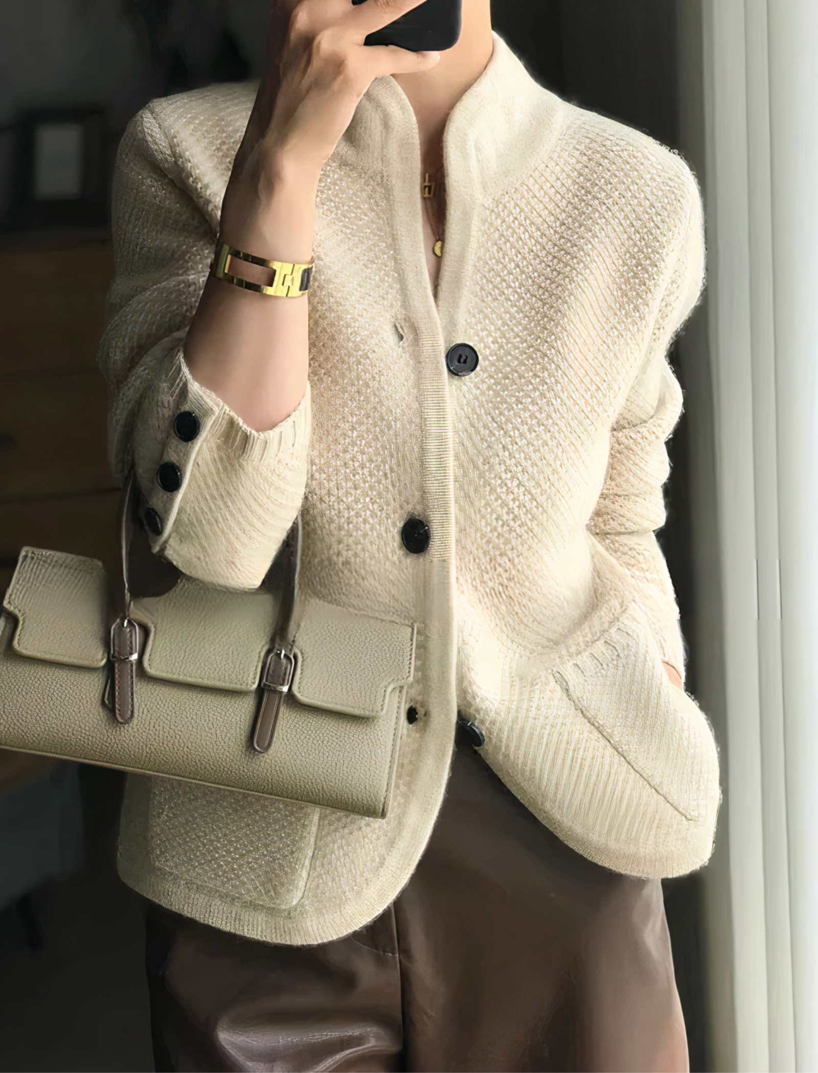 Edda – Femininer Cardigan mit Knopfleiste und elegantem Schnitt