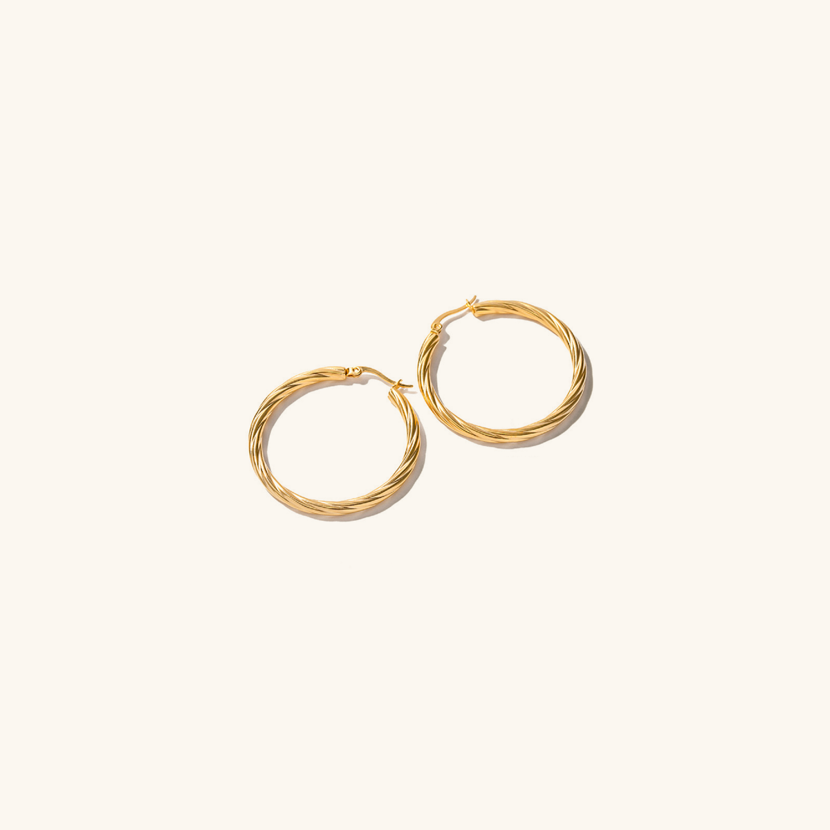 Zephy - Ohrringe aus gedrehten Ringen