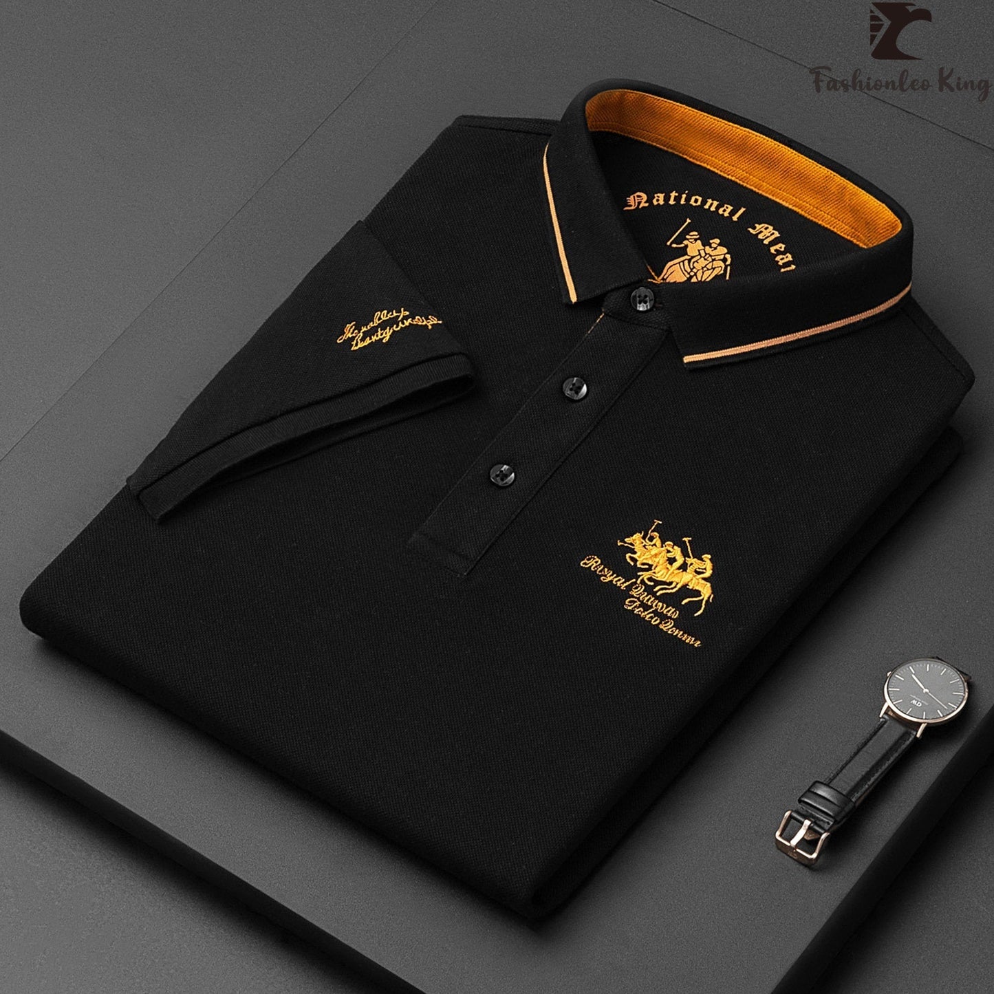 Miles - Polo mit Stickerei