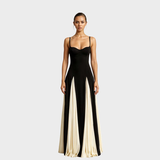 Margaux – Stilvolles Maxikleid mit Ausschnitt