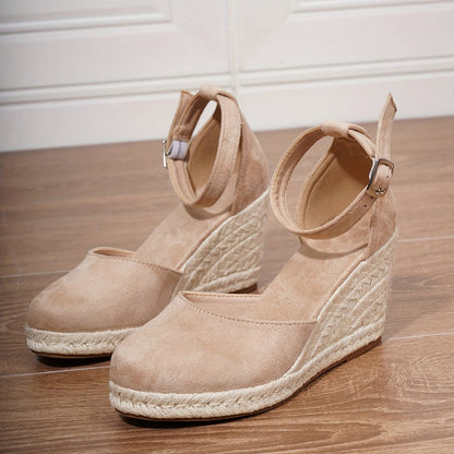 Nadia - Flache Damensandalen mit Riemen