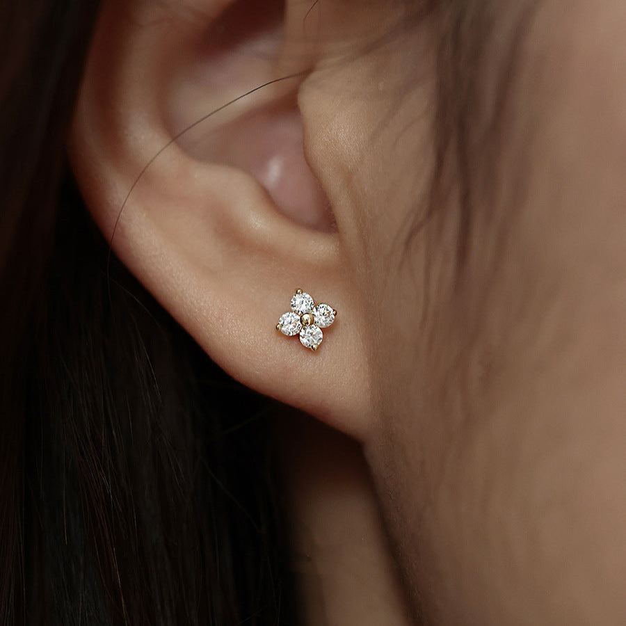 Mia – Ohrringe aus glitzerndem Kristall