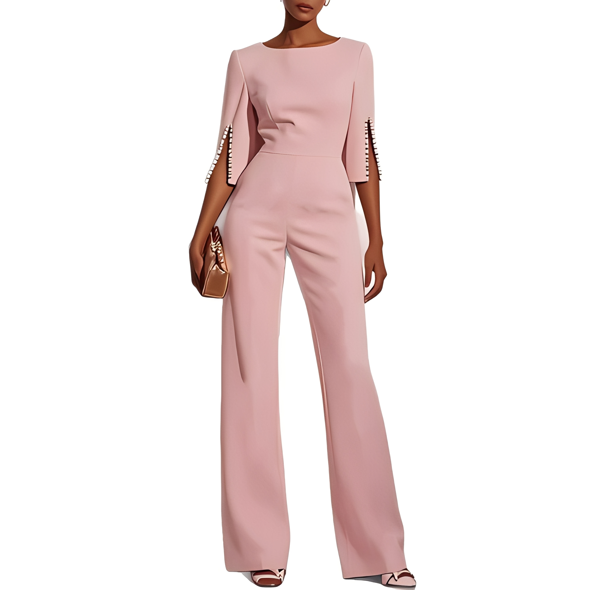 Carolane - Eleganter, figurnaher Damen-Jumpsuit