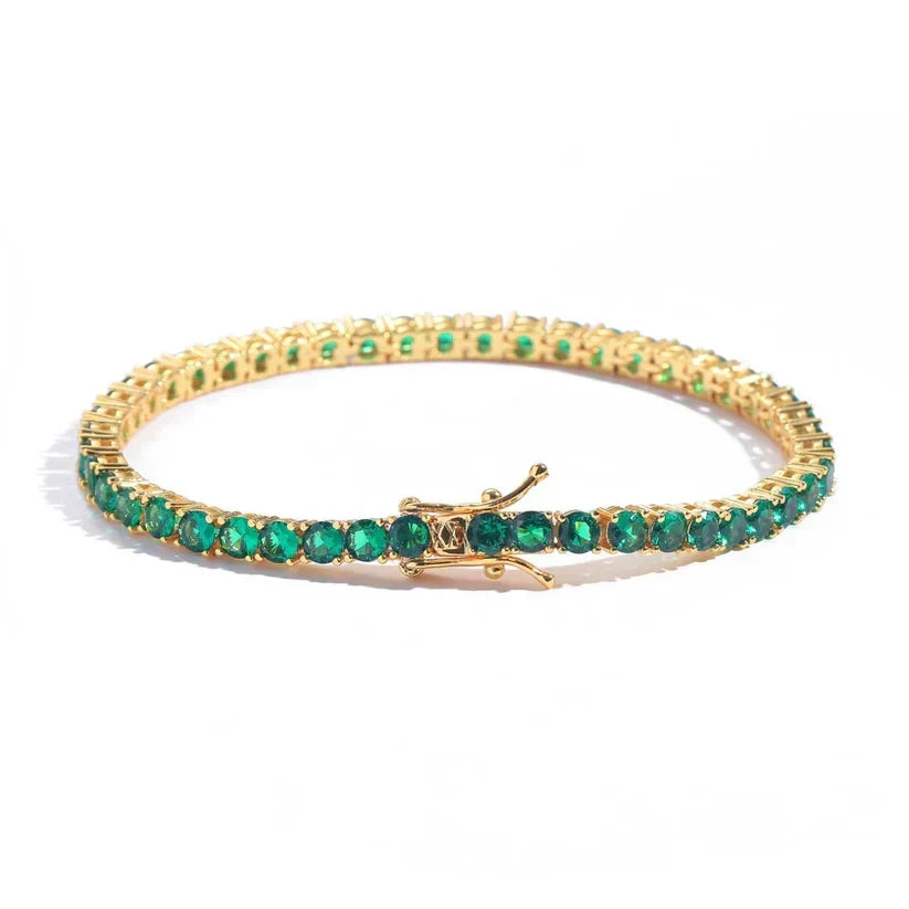 Aliona – Elegante Virelli goldene Armband