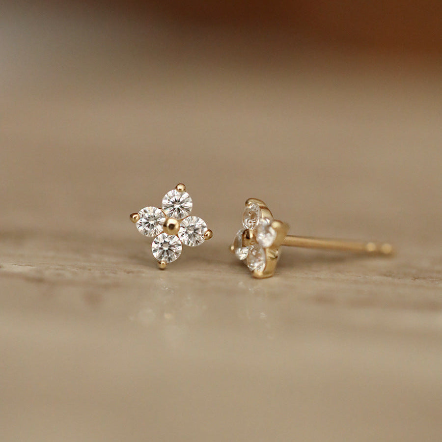 Mia – Ohrringe aus glitzerndem Kristall