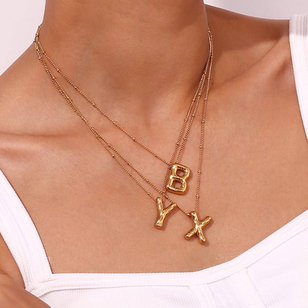 Goldenes Anfangs-Collier Balloon