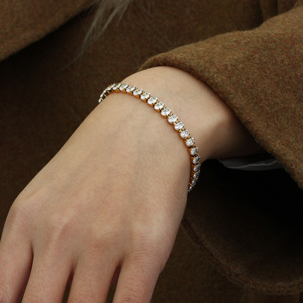 Georgina - Tennisarmband aus Diamanten