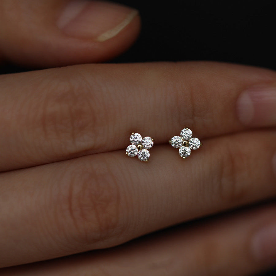 Mia – Ohrringe aus glitzerndem Kristall