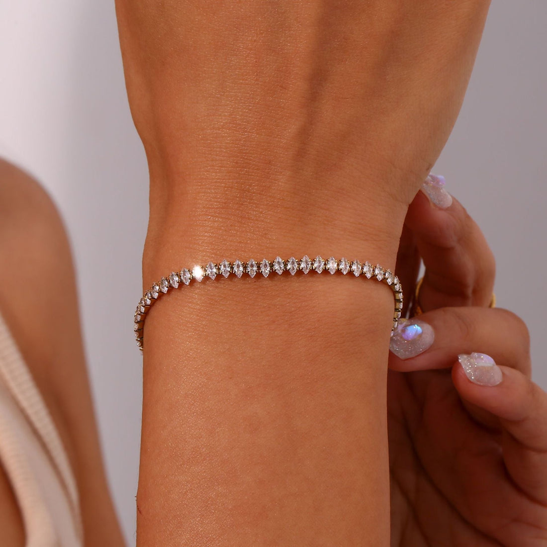 Georgina - Tennisarmband aus Diamanten