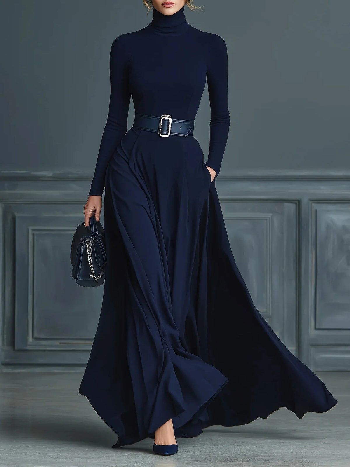 Curtis – Maxi-Chic-Kleid
