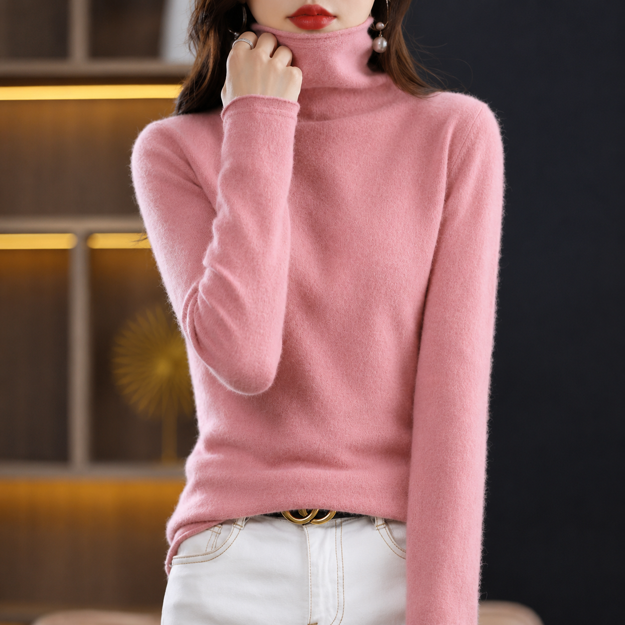 Akainu - Stilvoller Rollkragenpullover