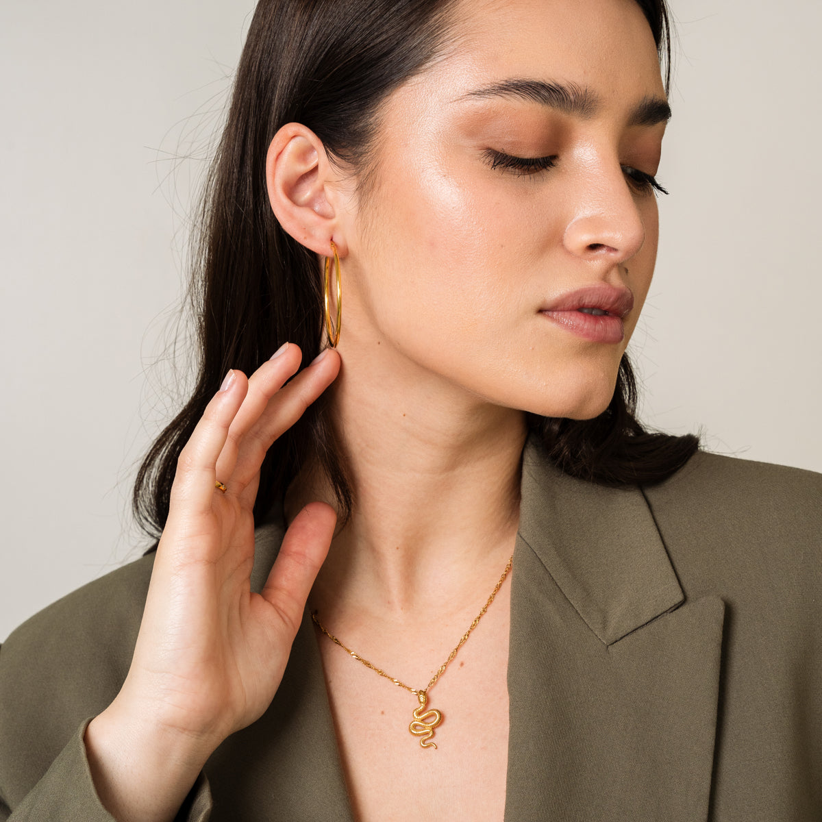 Camille – Elegante Goldohrringe