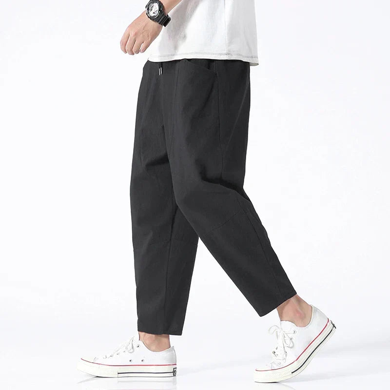 Daveric - Komfortable Herren-Shorts im Kyoto-Stil