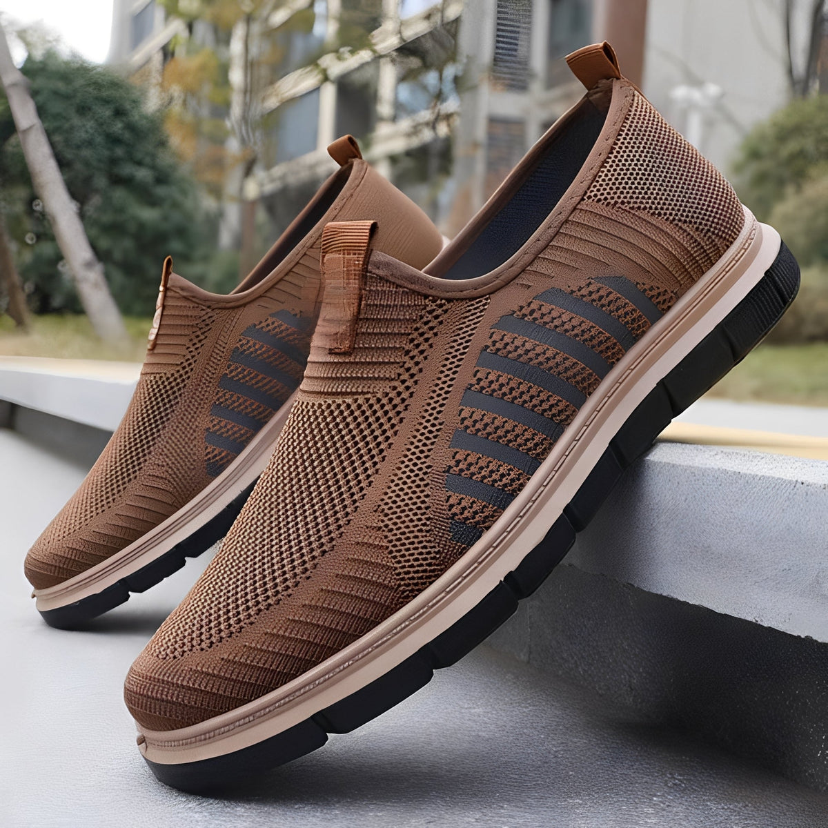 Henrick - Trendige Slip-On Sneakers für Männer