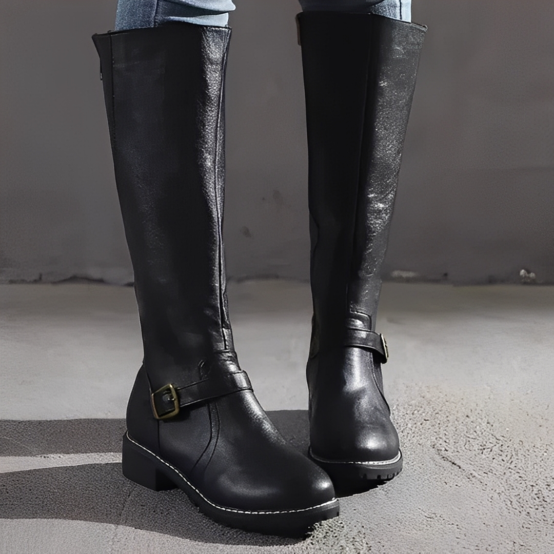 Livie - Hochwertige orthopädische Damenlederstiefel