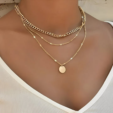 Xyline – Collier mit Goldüberzug