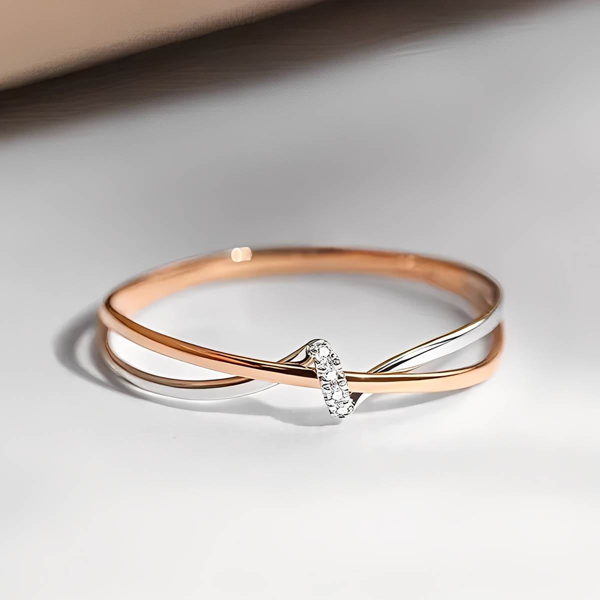 Eleane – Bicolor Eleganter Unendlicher Ring