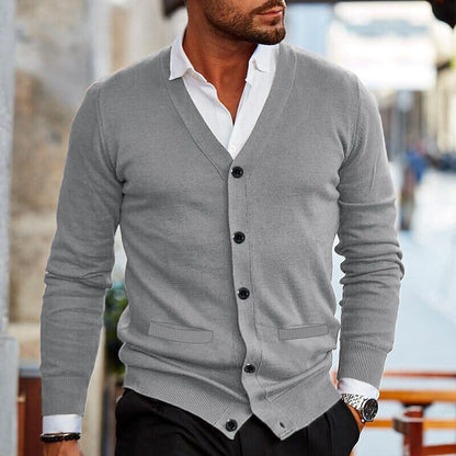 Aamir - Herren-Strickjacke – Komfort und zeitloser Stil